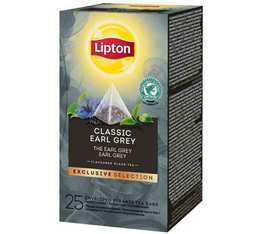 Thé noir Earl Grey - 25 Sachets Pyramides - Exclusive Selection - Lipton