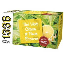 Thé vert citron et écorces fines - 20 sachets Mousselines - 1336 (Scop TI)