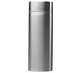 Insulated Tea infusing mug - Brushed stainless steel - 400 ml - Qwetch