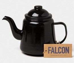 Service à thé noir charbon 1L - Falcon Enamelware