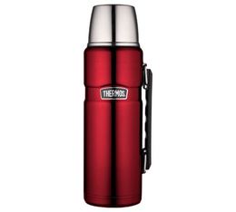 Bouteille isotherme Inox Thermos King rouge 1,2L - THERMOS