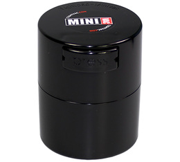 Boite conservatrice avec vide d'air noire 40g / 0.12L MiniVac - Coffeevac