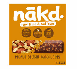  Boîte de 4 barres énergétiques Cacahuète NAKD