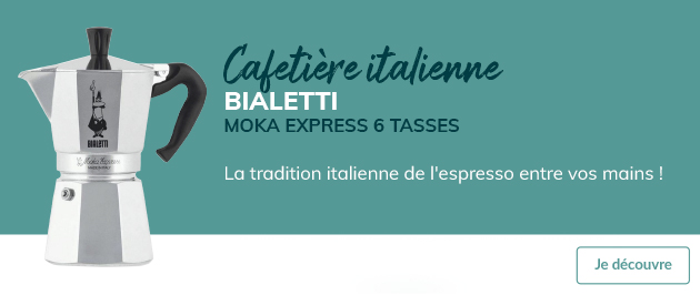Cafetière italienne BIALETTI Moka Express - 6 tasses