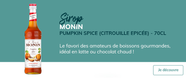 Sirop Monin - Pumpkin Spice (Citrouille Epicée) - 70cl