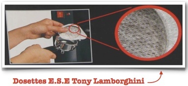 conseil utilisation dosettes ESE Tonino Lamborghini