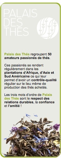 Le palais des th&eacute;s - Acheter du th&eacute; en vrac