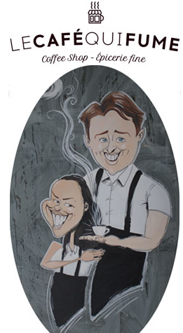 Espresso Blend Caf&eacute; qui Fume Coffee Shop