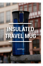 Insulated travel mugs