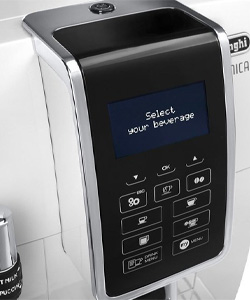 Expresso broyeur DeLonghi Dinamica FEB 3535.W intuitive