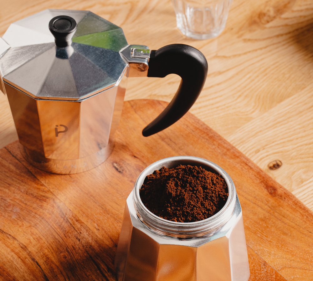 cafe pour cafetiere italienne