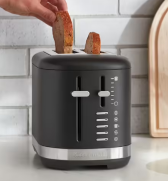 grille pain kitchenaid noir