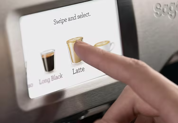 Maccina espresso SAGE The Oracle Touch inox touch screen