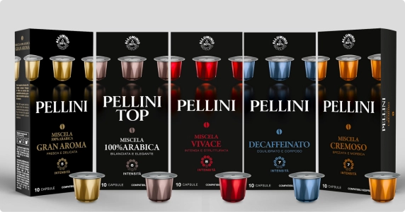 capsule nespresso cafe pellini