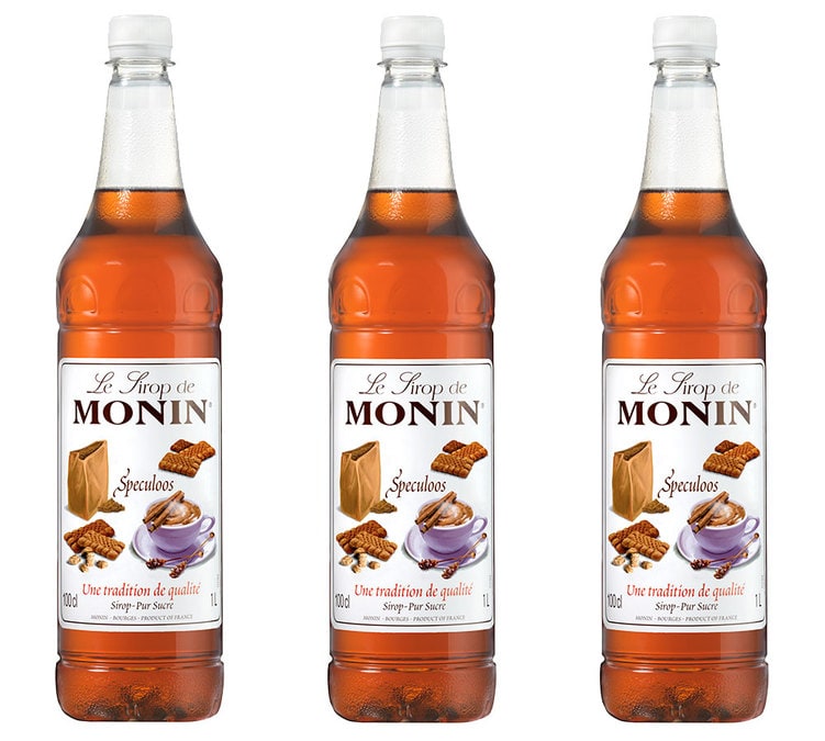MONIN – Sirop de Chocolat Blanc 70cl pour Boissons Chaudes, Café