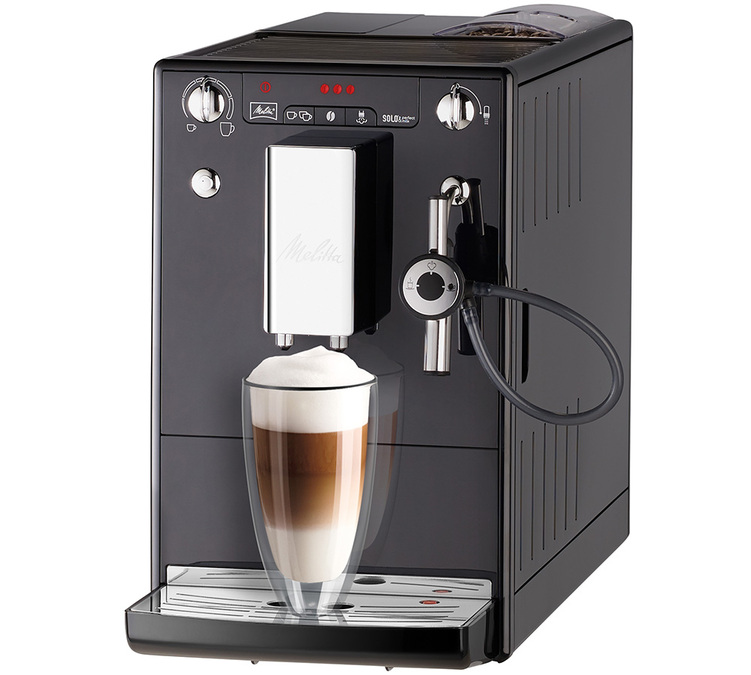 MELITTA e957-101 machine expresso automatique avec broyeur caffeo solo &  perfect milk - noir