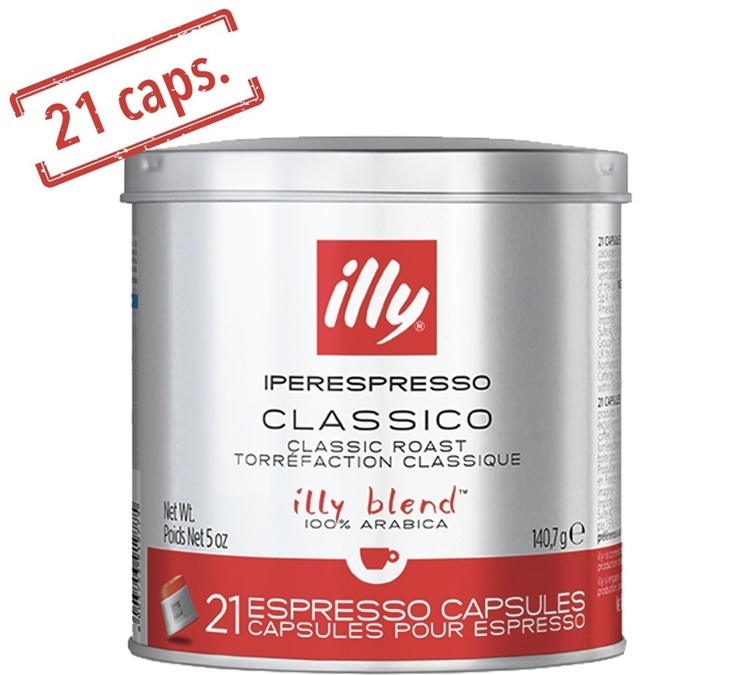 Illy Capsules Iperespresso Classico Red x 21 coffee capsules
