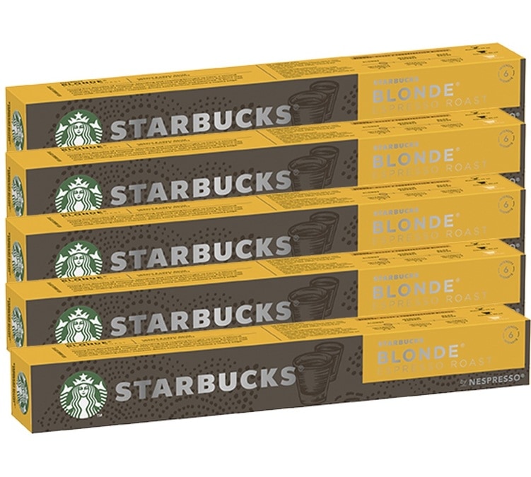 Imported Starbucks by Nespresso Blonde Espresso Roast Coffee Pods 10  Capsules at Rs 550/box in Mumbai