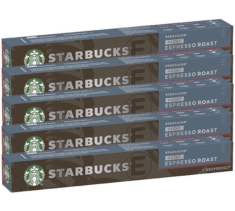 STARBUCKS Decaf Espresso Roast capsules for Nespresso x 50