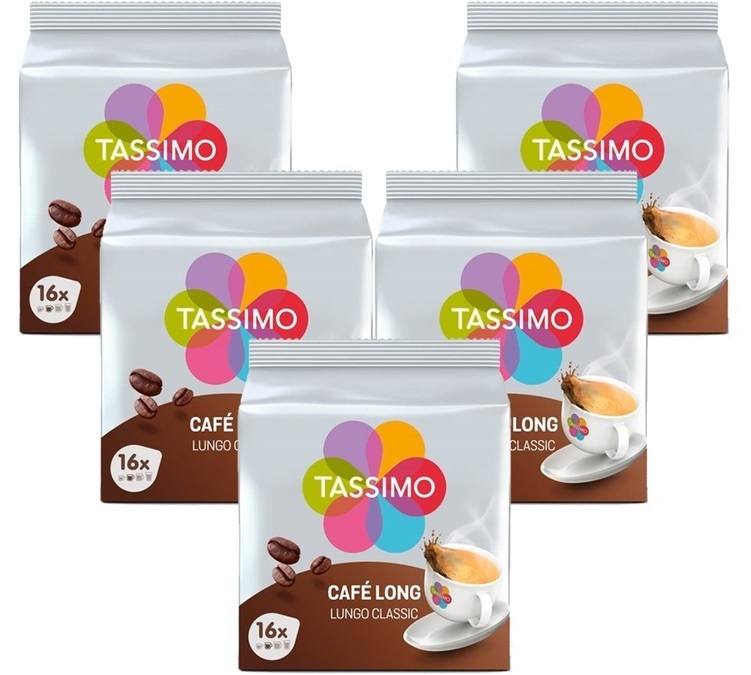 Tassimo Lungo Classic pods 5 x 16