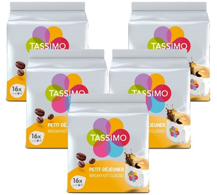 Tassimo Breakfast Coffee Classic pods 80 TDiscs