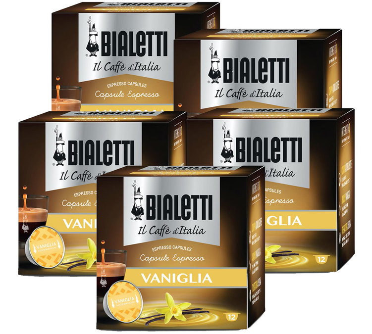 60 capsules Mokespresso Café Vanille Bialetti