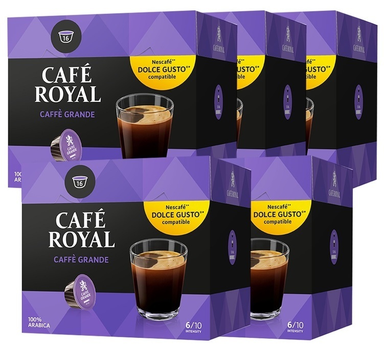 Café Royal Dolce Gusto pods Caffè Grande x 80 coffee pods