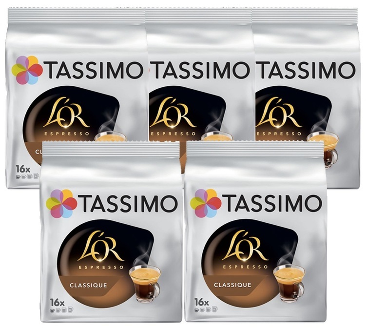 Tassimo pods L'Or Espresso Classique Bundle x 80 Tdisc