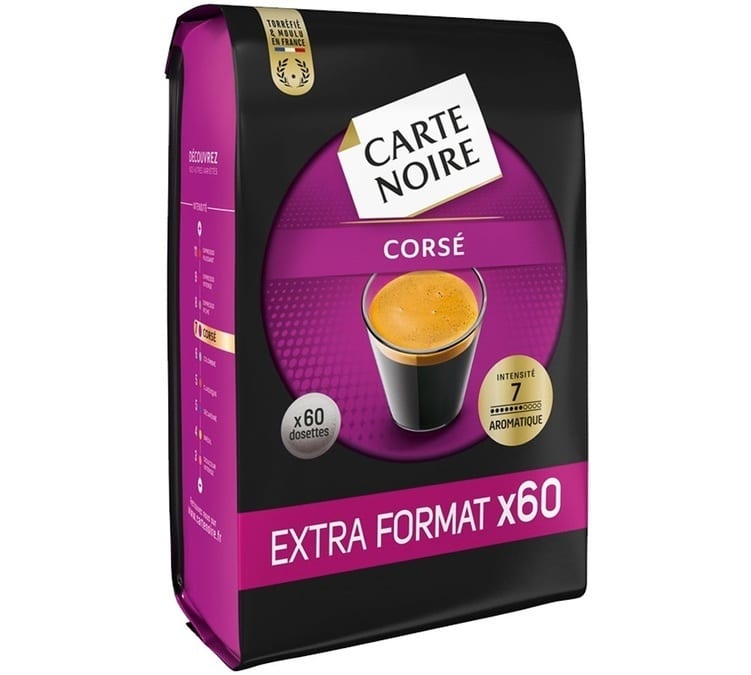 36 N 6 Cors  soft coffee  pods Carte  Noire 