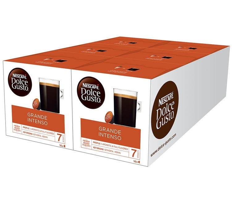 96 capsules Nescafe Dolce Gusto Grande Intenso