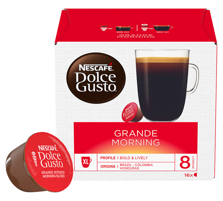NESCAFE 16 capsules Dolce Gusto Grand Morning