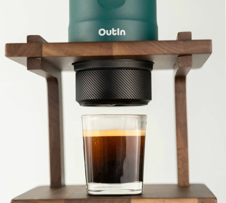 Filtre double shot machine expresso de voyage nano OutIn