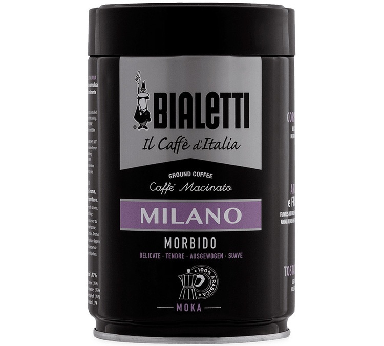 Bialetti Milano ground coffee for Moka pots 250g