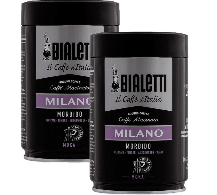 Café moulu Bialetti Milano pour cafetière italienne 500g