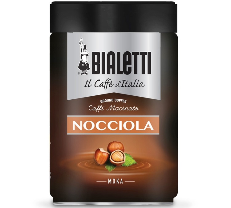 Cafe Moulu Bialetti Aromatise Noisette Pour Cafetiere Italienne 250g