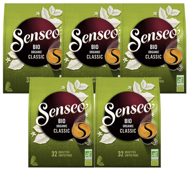 Senseo Bio organic Classique 32 dosettes souples
