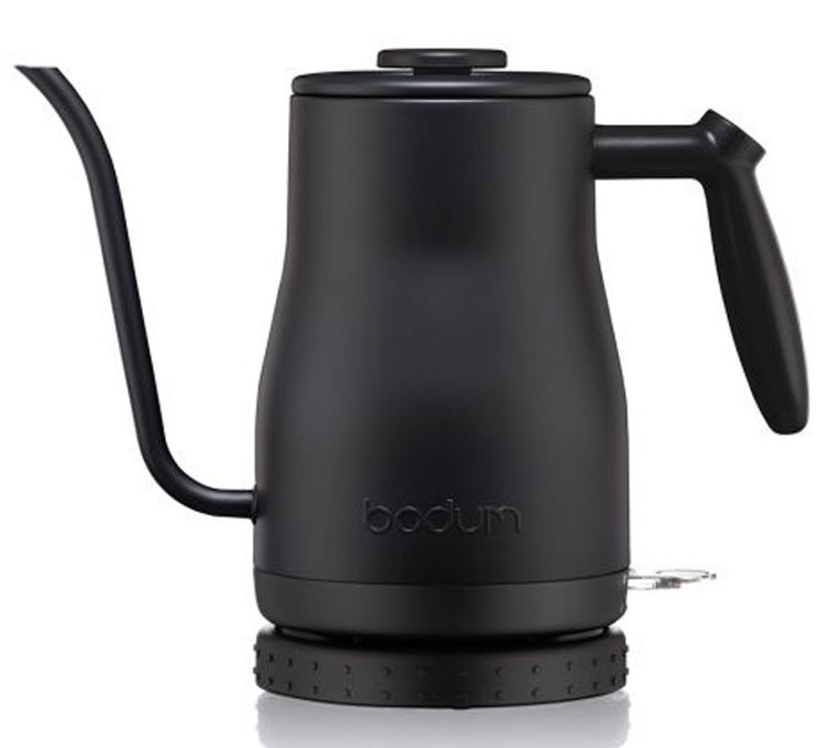 Bouilloire à long bec électrique Noir 1L Bodum