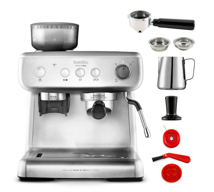 machine à café avec broyeur Breville Barista Max VCF126X-01