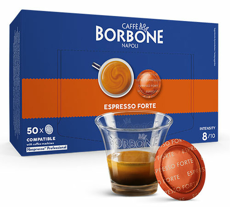 capsules compatibles nespresso pro espresso forte caffe borbone 