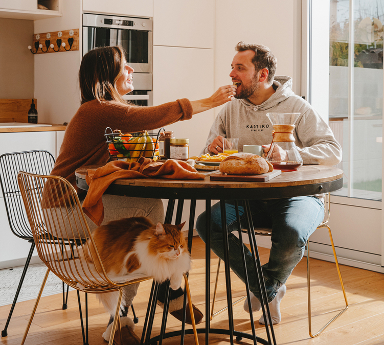 coffret caf&eacute; en grain saint valentin, chocolat et verres 