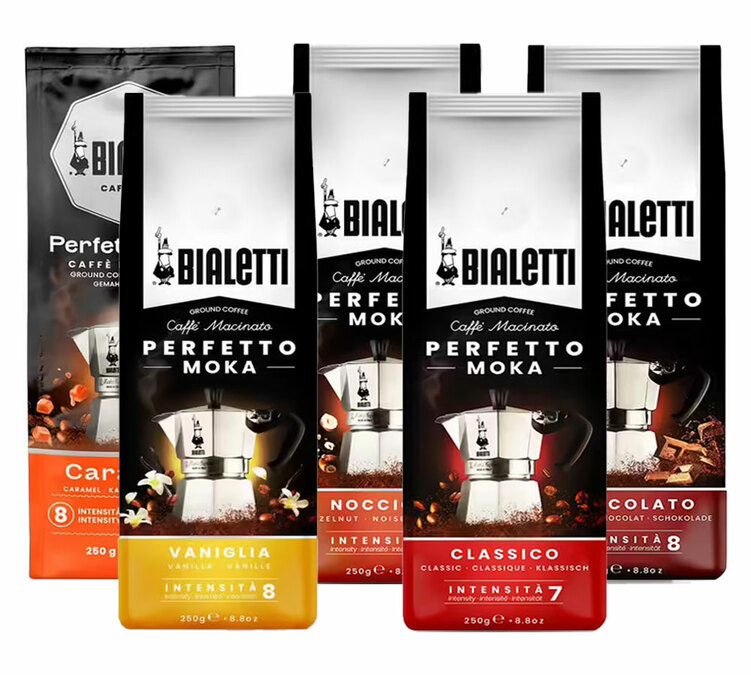 kit assaggio caff&egrave; macinato perfetto moka bialetti