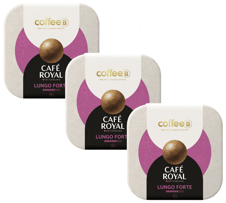 Boule de café x 9 Lungo Forte Compatible CoffeeB - CAFE ROYAL