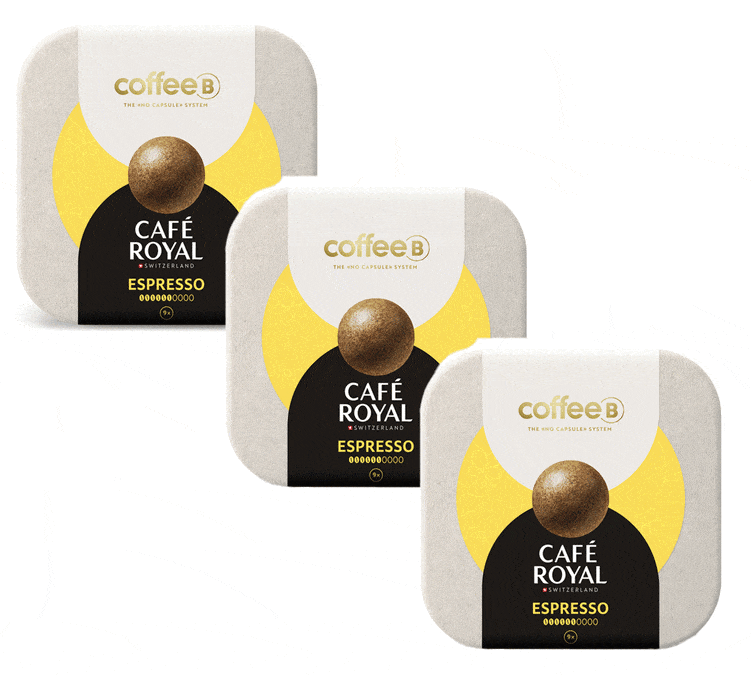 Boule de café Expresso x 27 compatibles CoffeeB - CAFÉ ROYAL