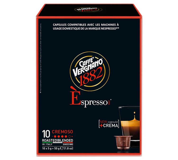 Capsule Espresso Crémoso Caffè Vergnano x10