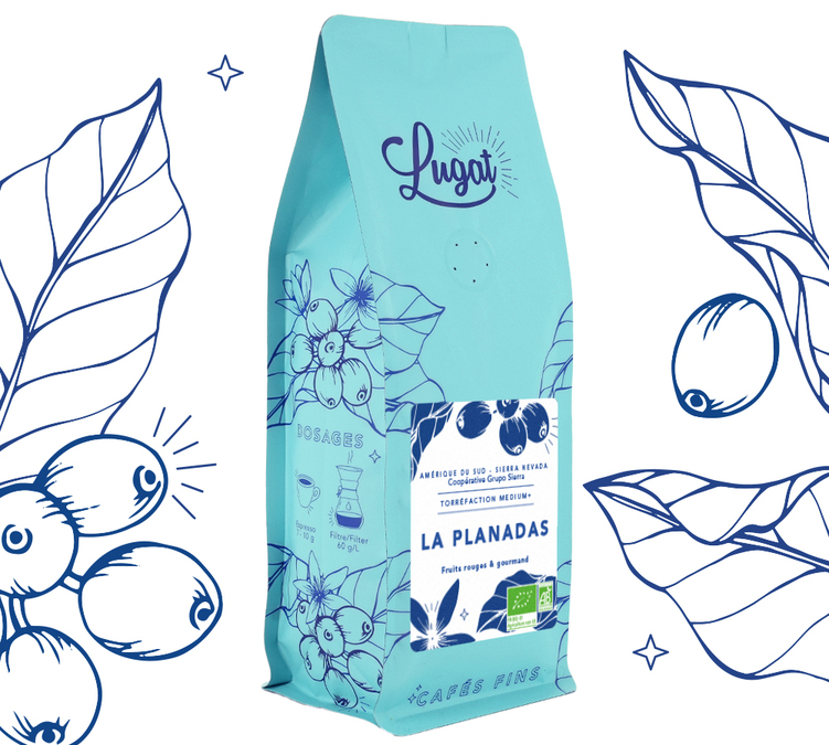 cafe en grain cafes lugat las planadas bio 250g