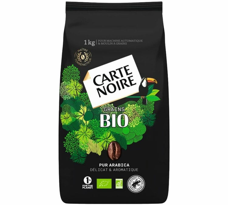 Café grains Bio 100% arabica - carte noire - 1 kg