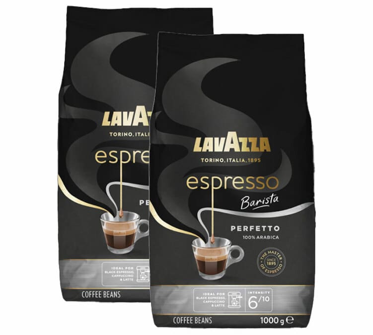 Café en grain Lavazza Espresso Barista Perfetto - 2 x 1 kg