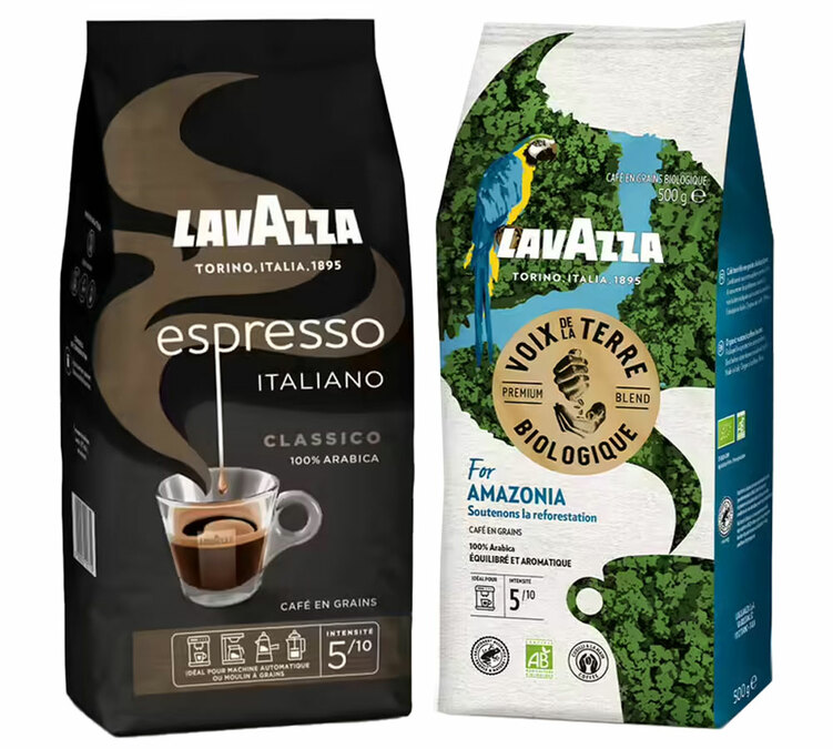 Cafés en grain Lavazza Espresso Italiano/Voix de la Terre For ia Bio  -1kg