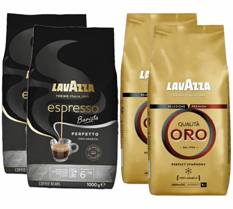 Café en grain Lavazza Qualita Oro/Espresso Barista Perfetto -4 kg