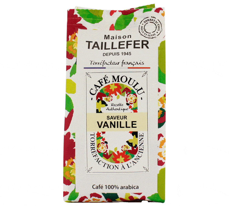 125g café moulu aromatisé Vanille - Maison Taillefer
